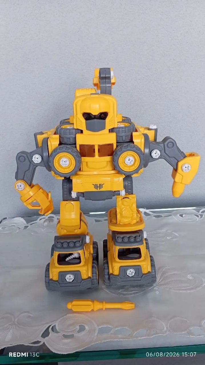 Robô 5 em 1 - Modelo Construbots