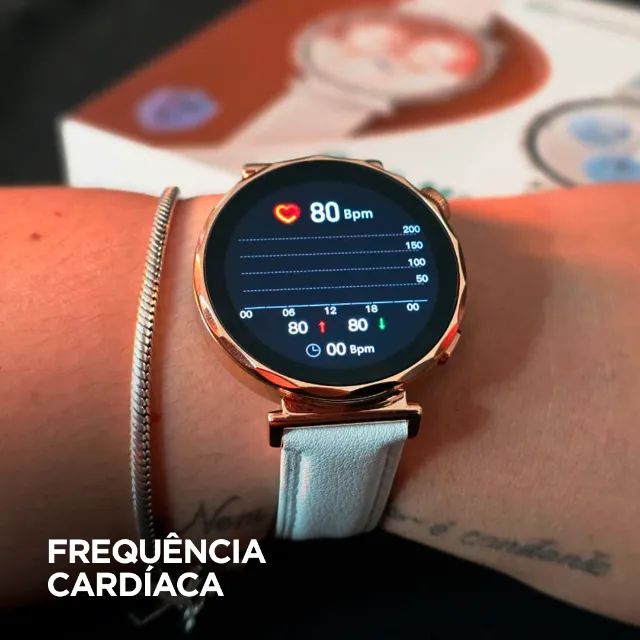 Relógio Smartwatch Redondo Microwear Gt5 Mini 41mm Séries 11 Feminino Infantil Ips ChatGPT - Foto 5