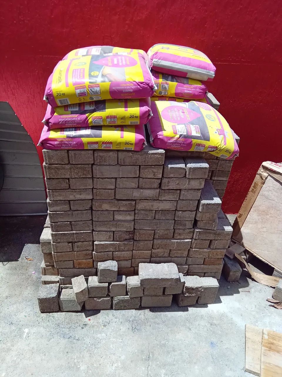 Paver para calçada.