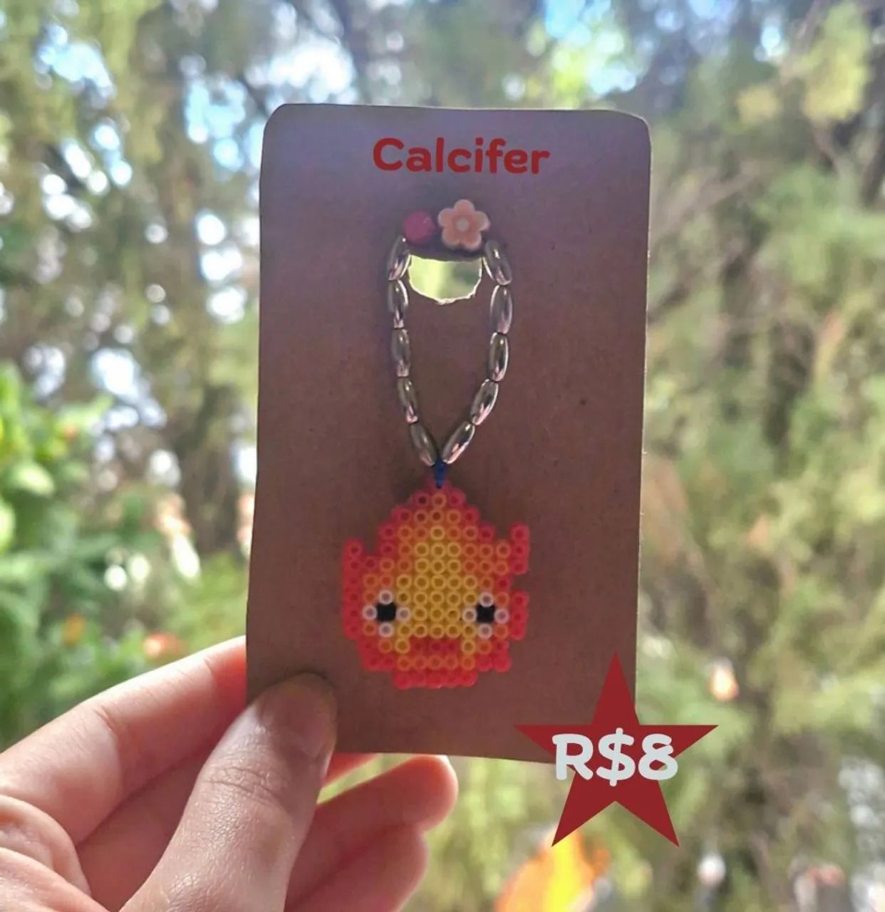 Chaveiros Hama Beads Pixel Art - Foto 5