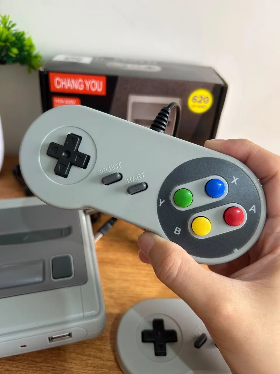 Vídeo Game Super Mini para televisão com 620 jogos - Foto 3