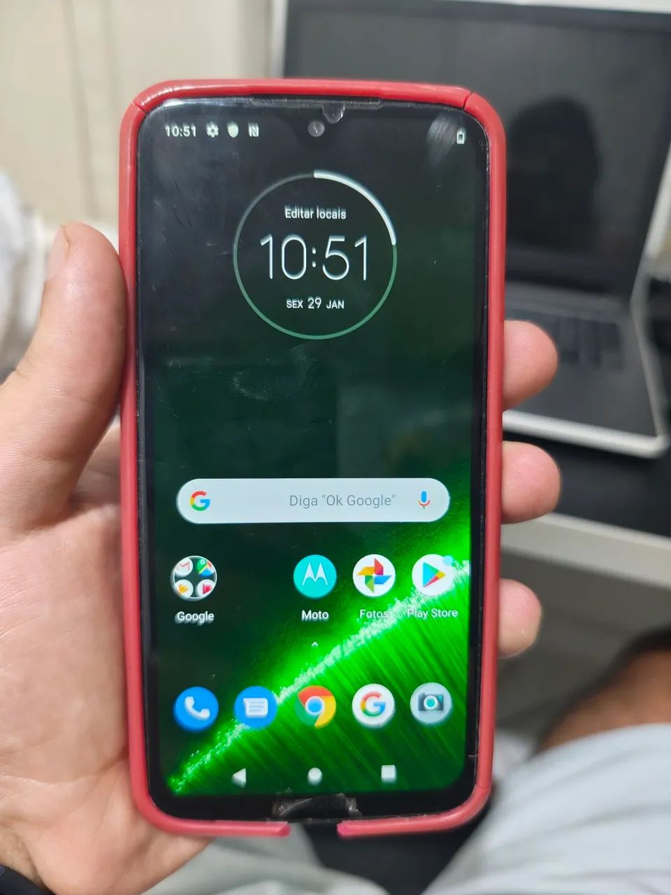 Celular moto G7 plus 