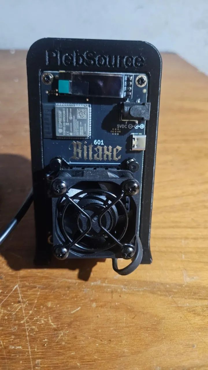 Mini Mineradora Bitcoin Bitaxe 601 PlebSource (Completa com Fonte 5V 6A) - Foto 2