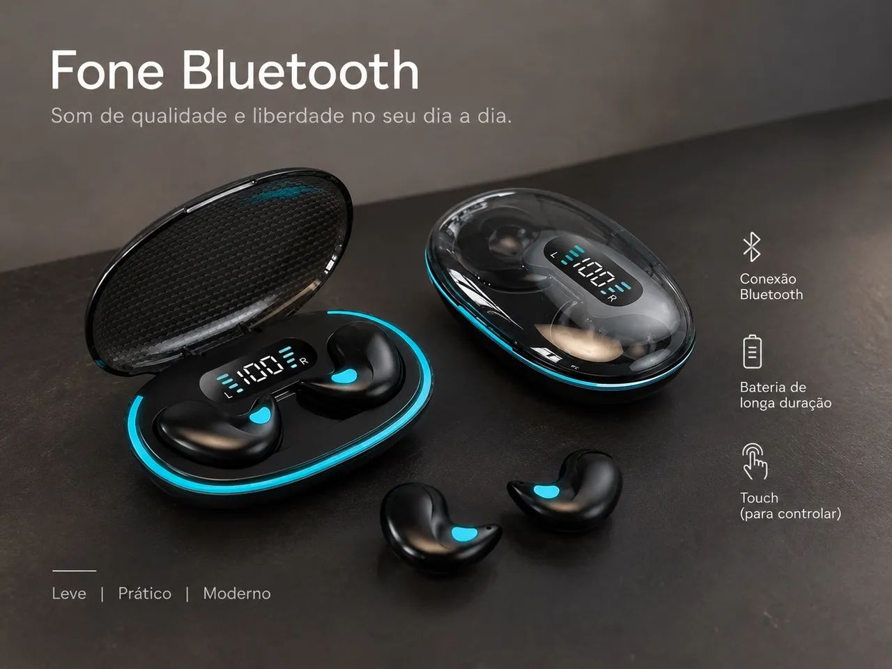 Fone de ouvido Bluetooth NOVO a preço de custo