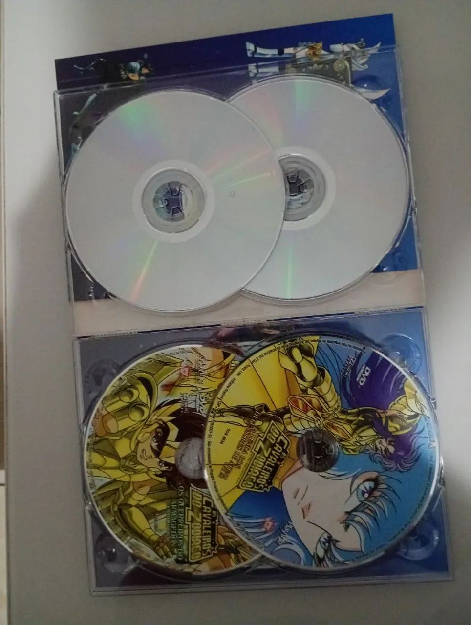 Os Cavaleiros do Zodíaco box13 Playarte - 5 filmes Saint Seiya + 5