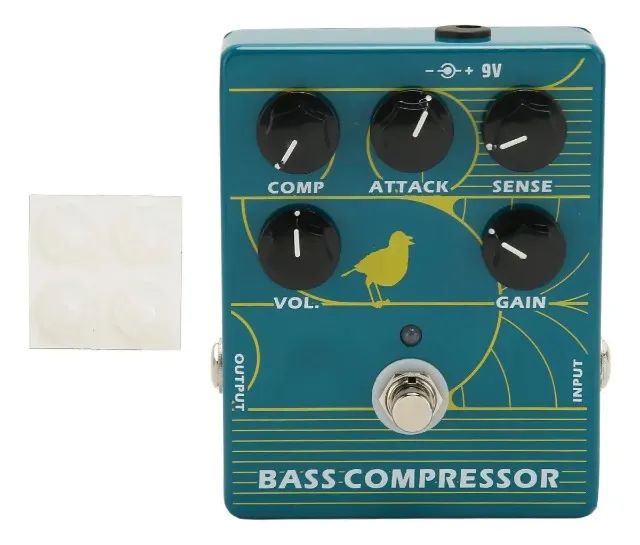 Pedal De Efeito Compressor Zory Para Baixo Elétrico - Foto 3