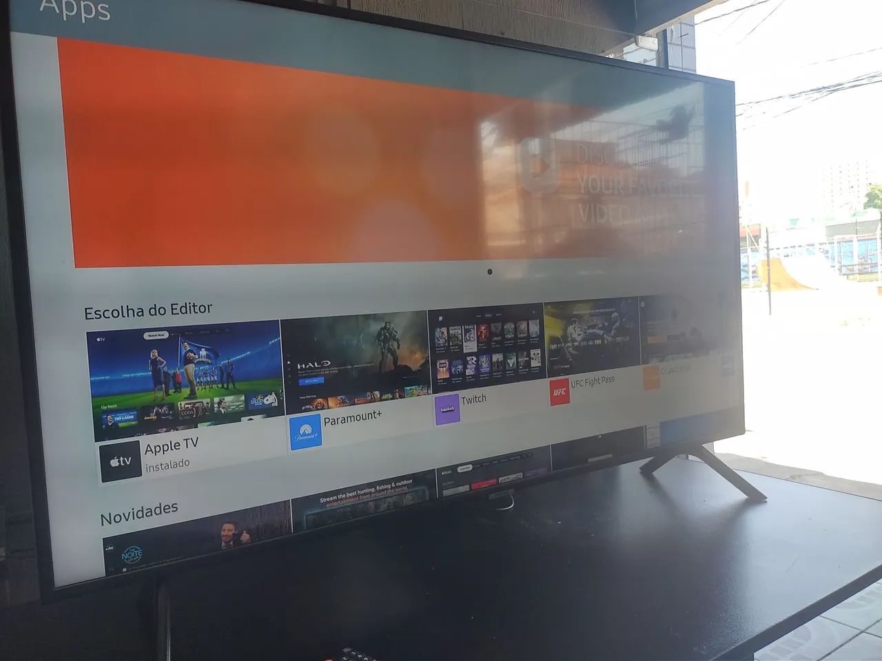 Vendo Smartv Samsung 50 polegadas 4k top de linha sem nenhum detalhe R$ 1650,00 - Foto 5