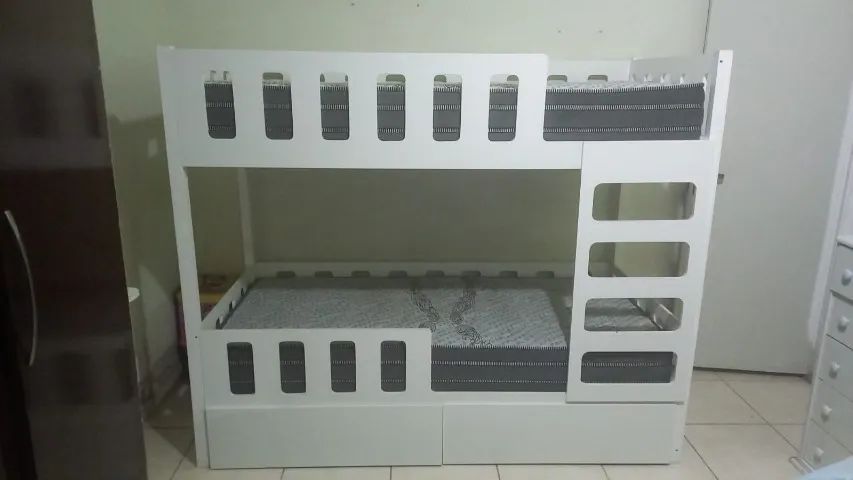 Cama Beliche - Madeira e 100%MDF
