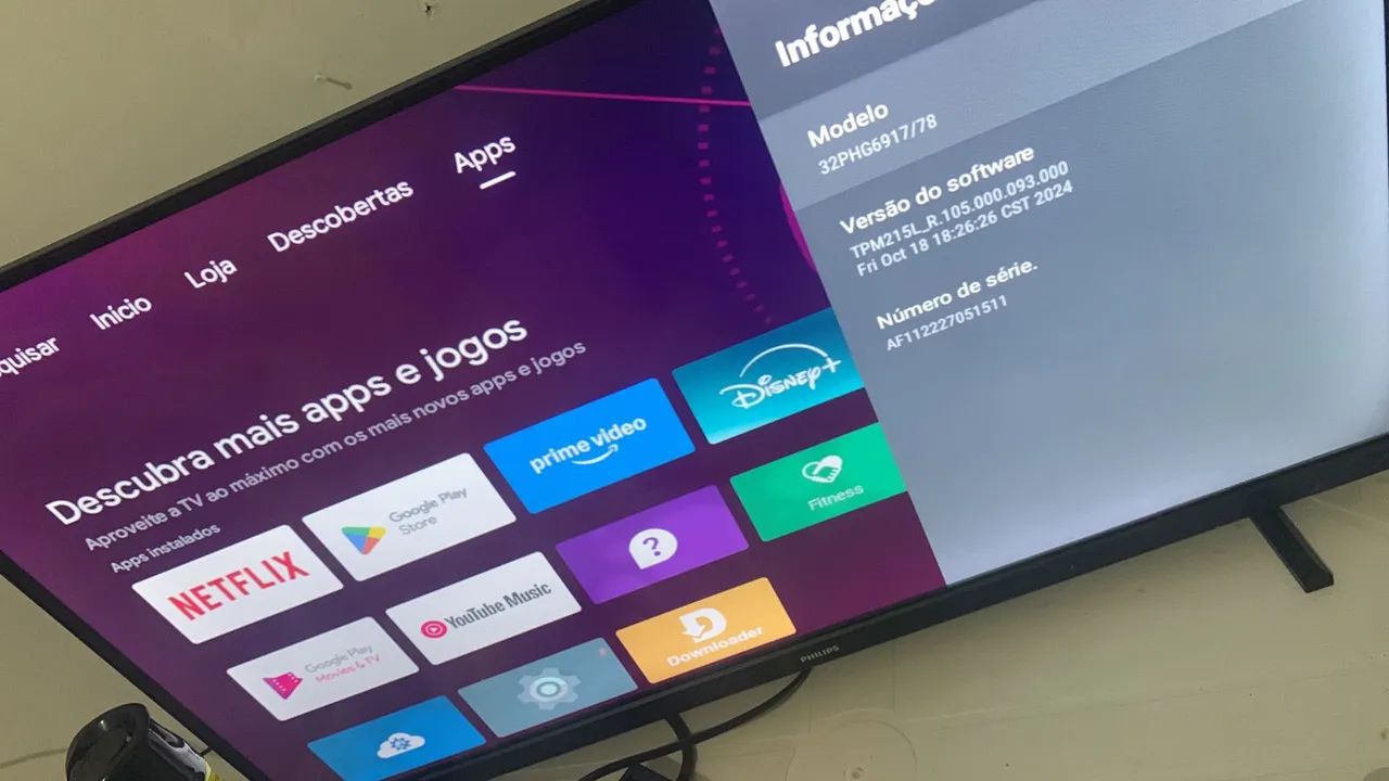 philips smart tv 32'' hd android 32phg6917/78
