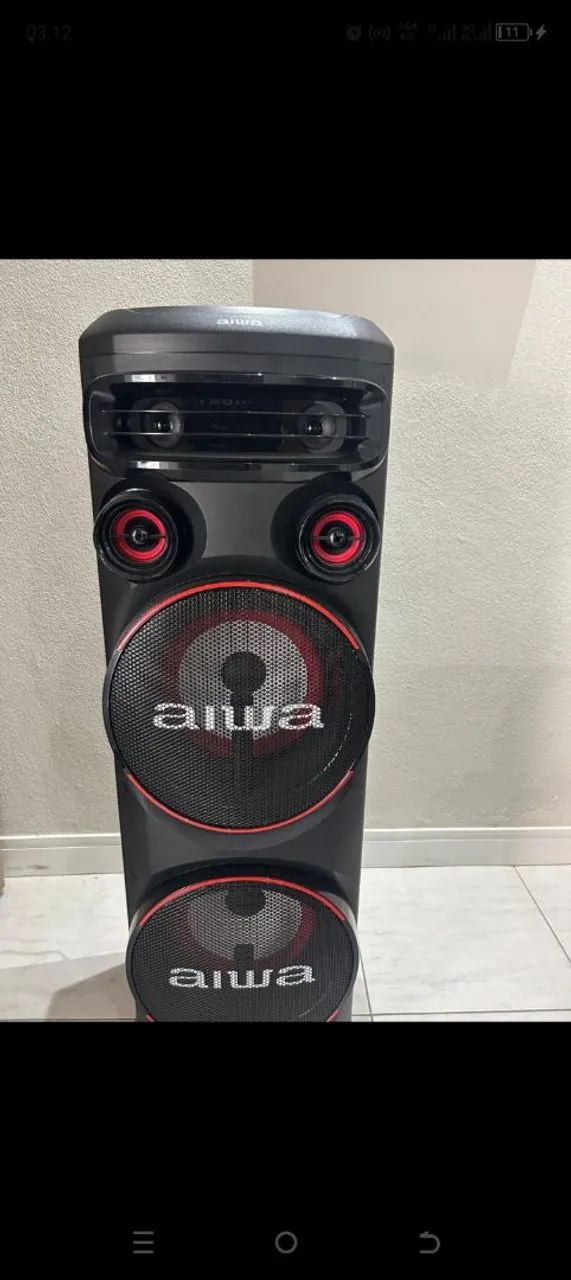 Caixa de som torre aiwa 2300W - Foto 3