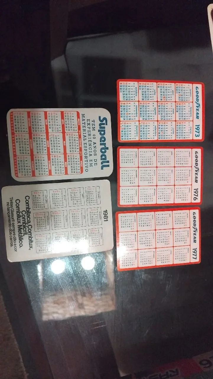 Calendários de bolso antigos  - Foto 2