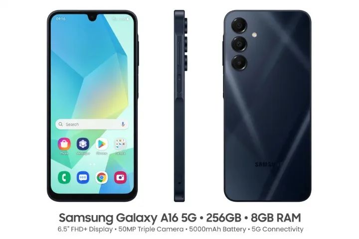  SAMSUNG GALAXY A16 5G - 256GB + 8GB RAM -