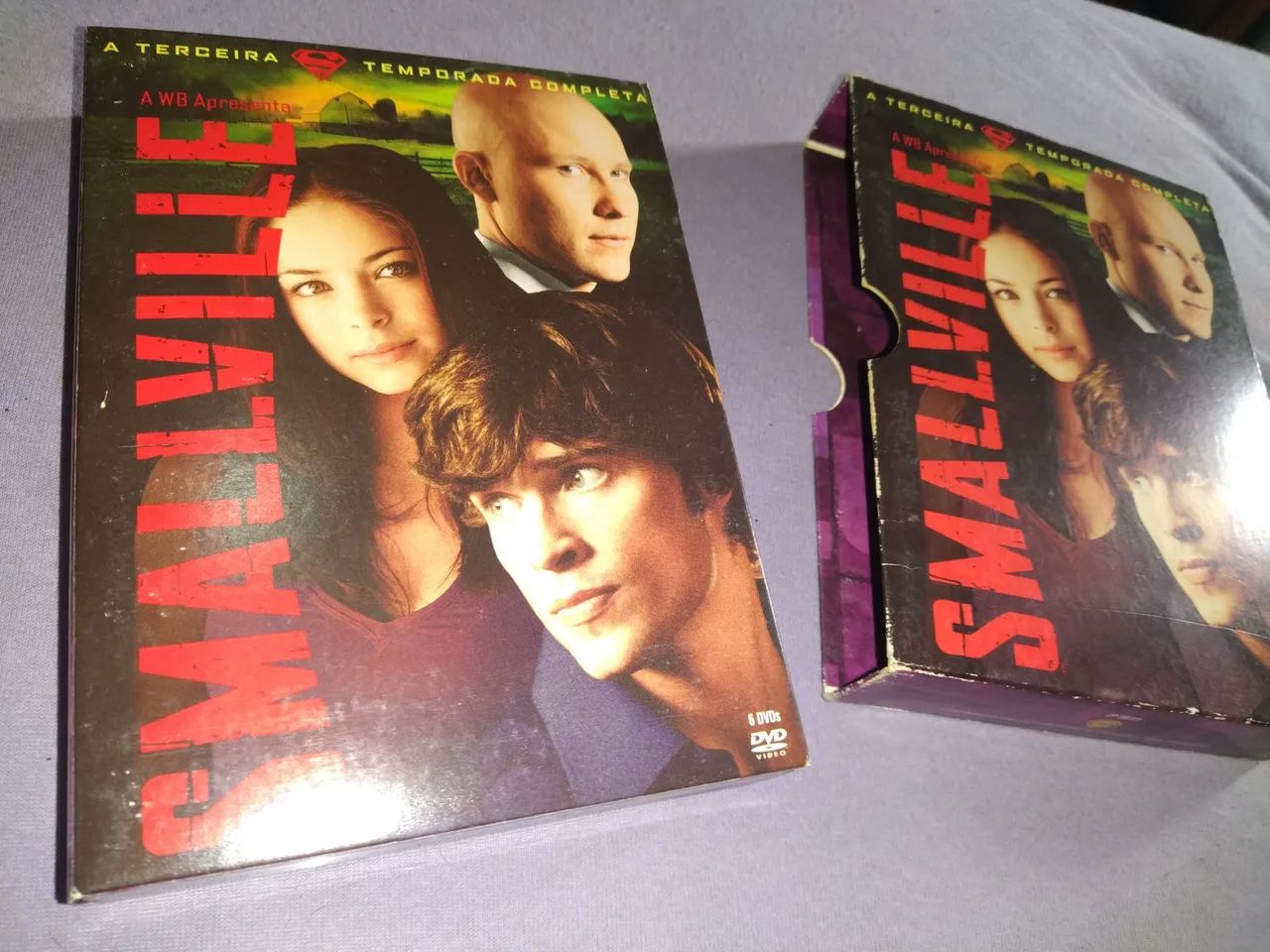 DVD box Smallvile coleção terceira temporada 6 dvds