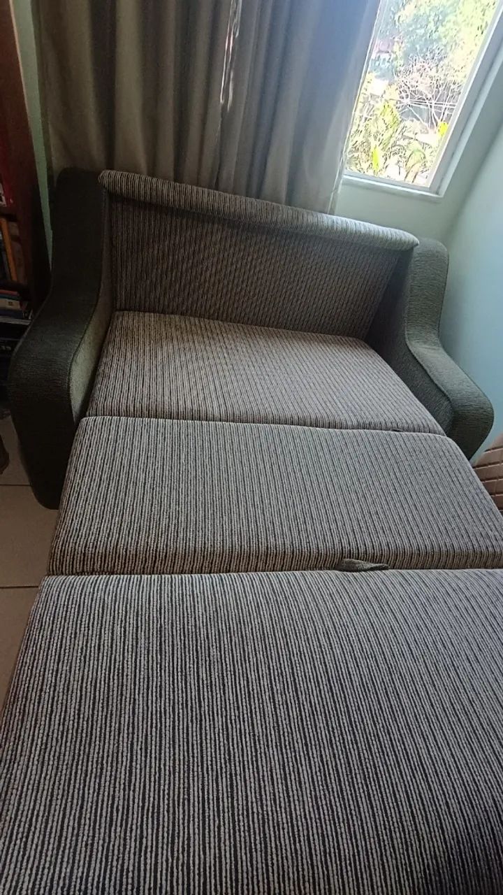 Sofá cama duas pessoas com baú  - Foto 2