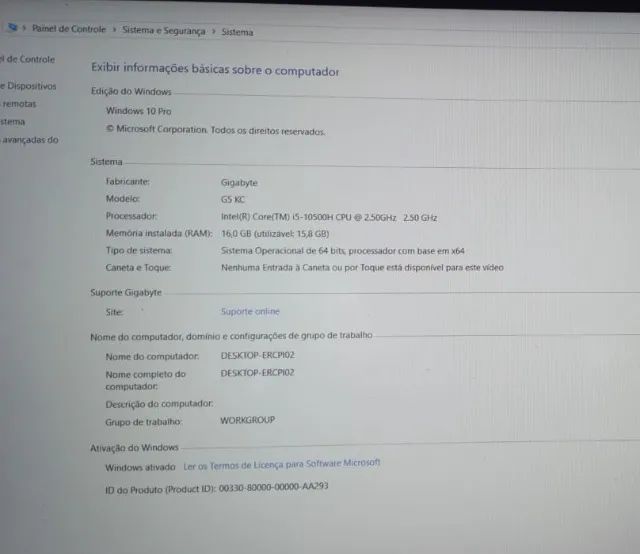 Notebook gamer RTX 3060 Gigabyte G5 - Foto 3