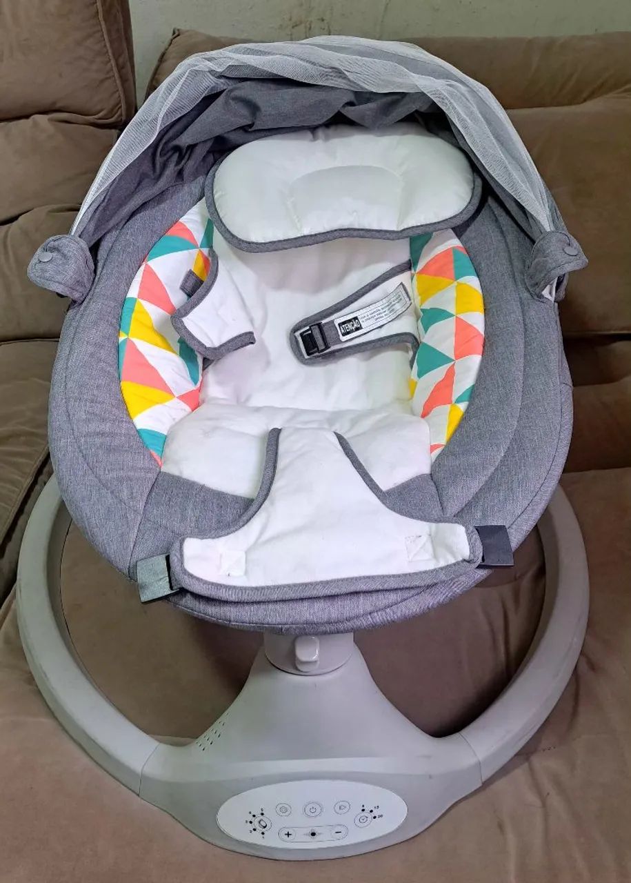 Cadeirinha de Balanço eletrônico Bluetooth  - Foto 4
