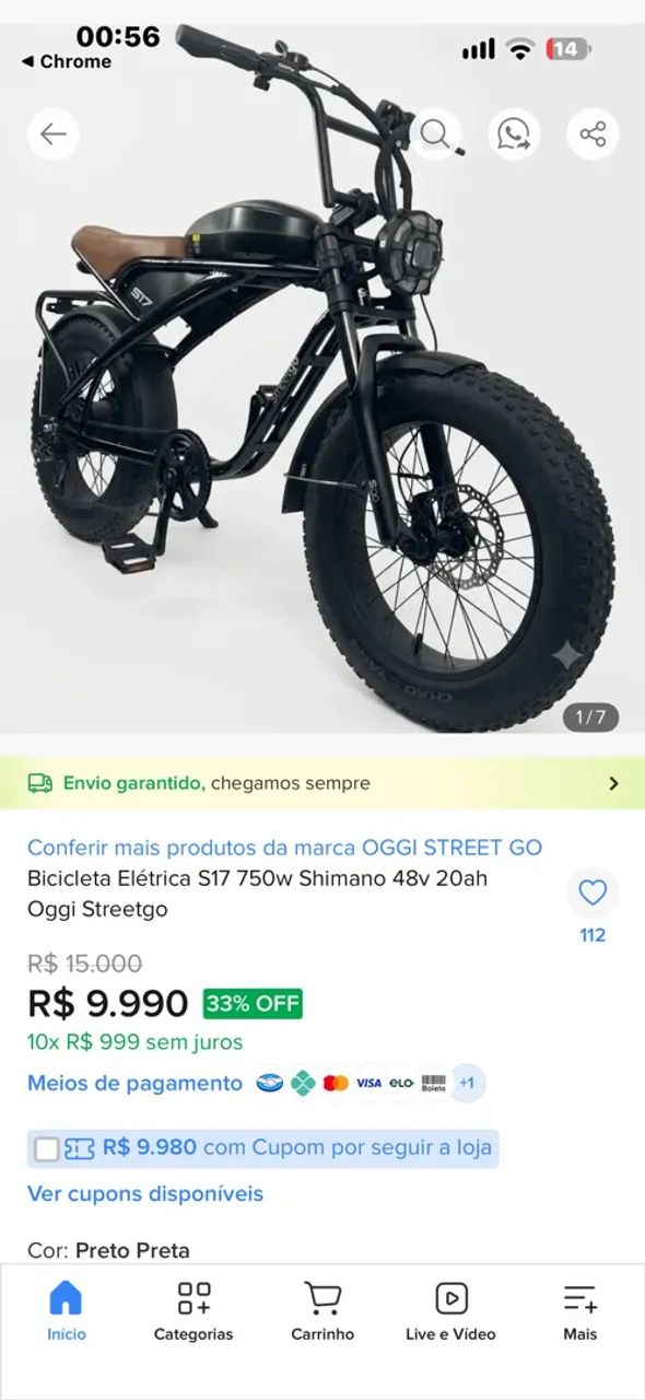 Bike elétrica  - Foto 5