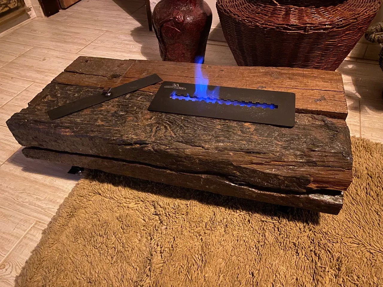 Mesinhas centro e lareiras ecológicas  - Foto 4