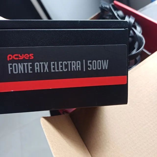 Fonte PCYES Electra 500w PFC Ativo - Foto 2