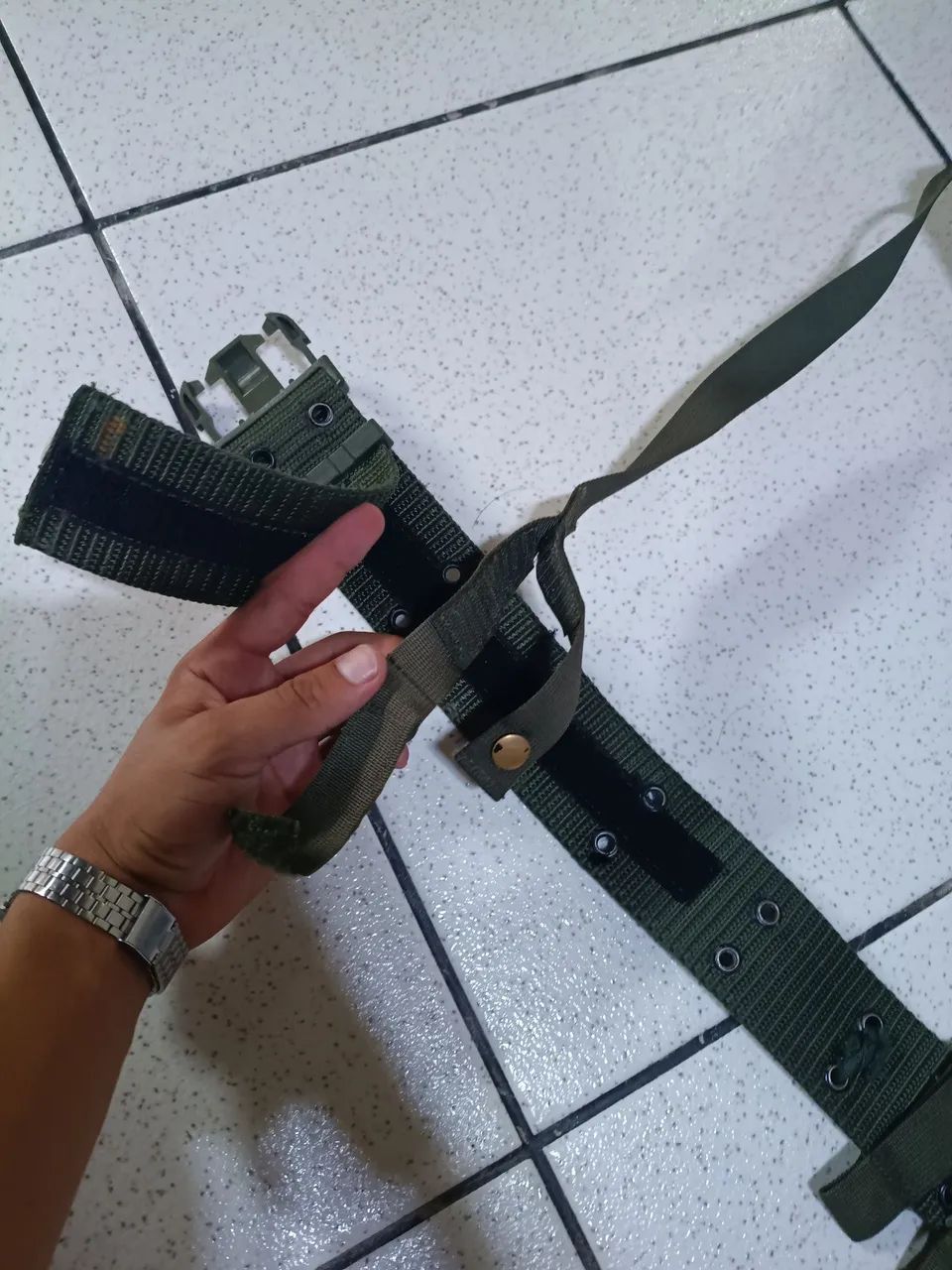 Cinto suspensório seminovo (simples R$75 / com compartimento R$100 - Foto 4
