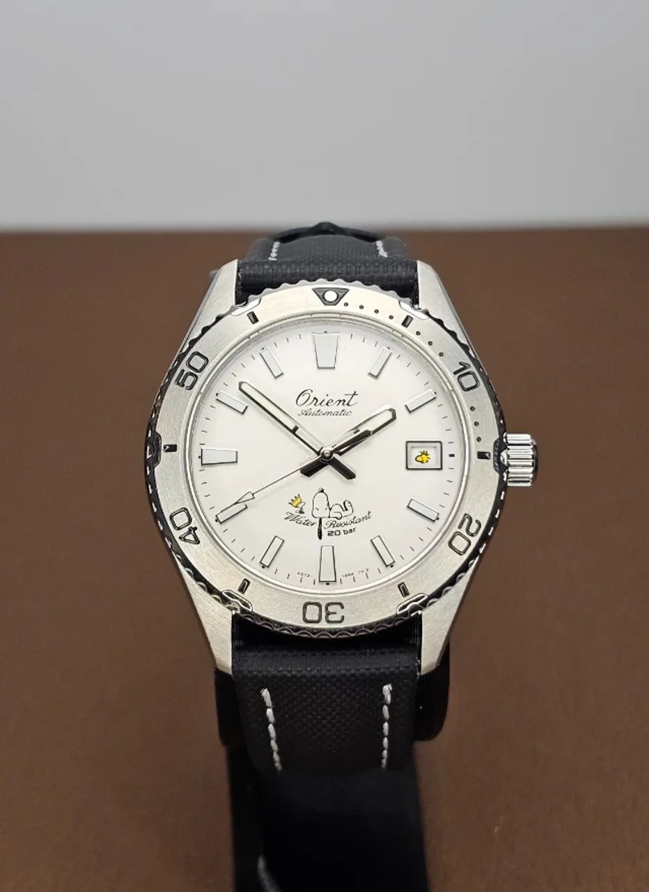 Relógio Orient Mako 40mm Snoopy 75th Anniversary Edição Limitada Kit 2 Pulseiras - Foto 5