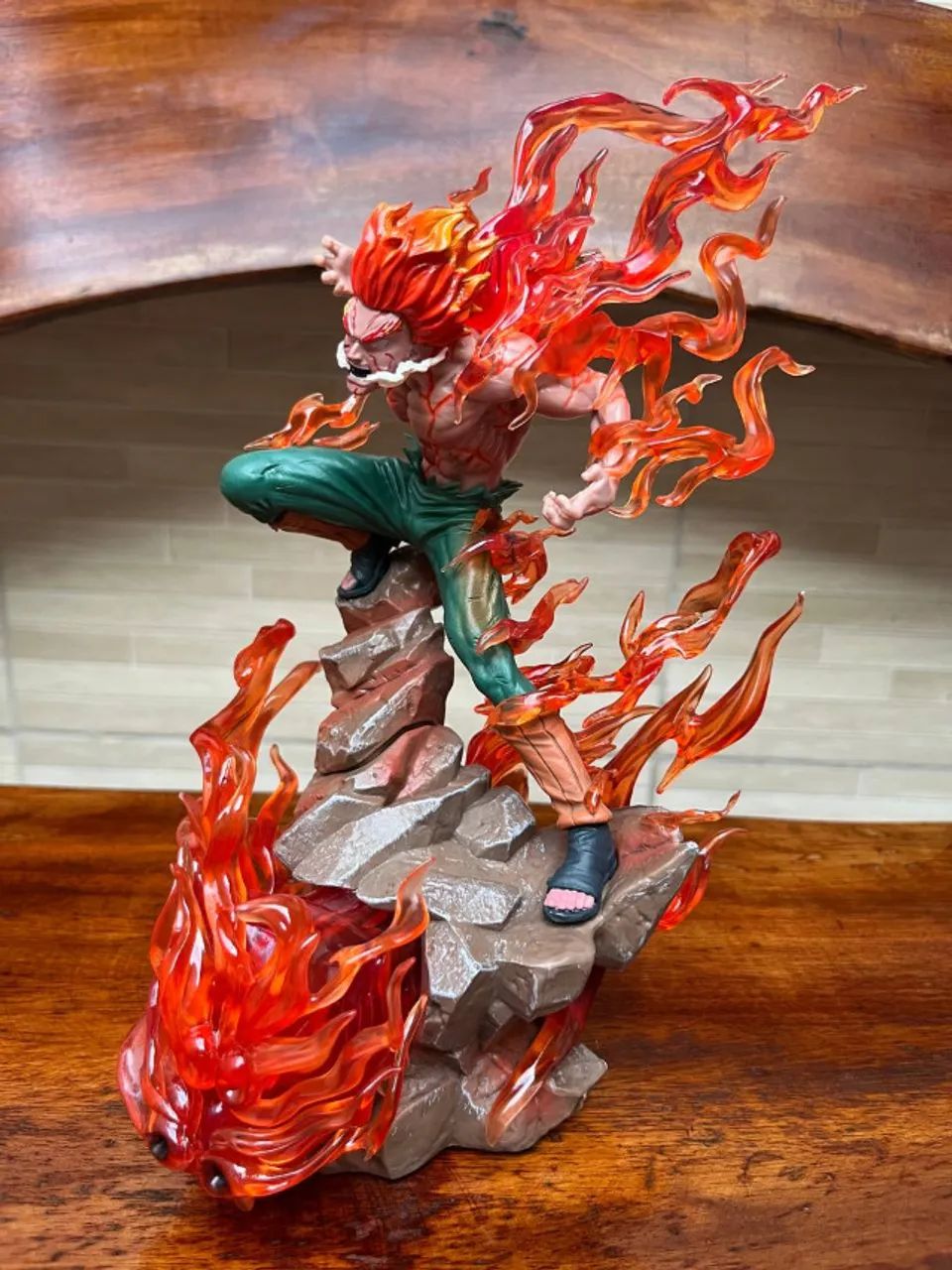 Action Figure Naruto - Maito Gai Sensei 26cm Com Led - Foto 2