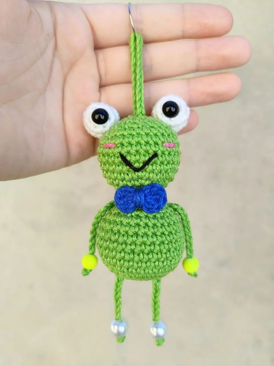 Sapo bambolino chaveiro 