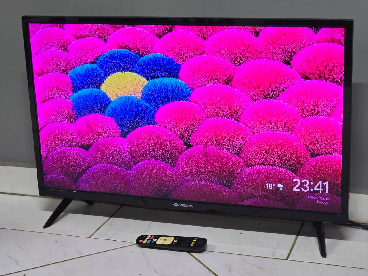 Smart Tv 32 Vizzion Android Comando Voz - Foto 4