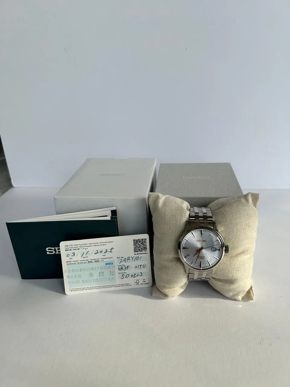 Seiko SARY161 Automático Original - Importado JP - Acessórios