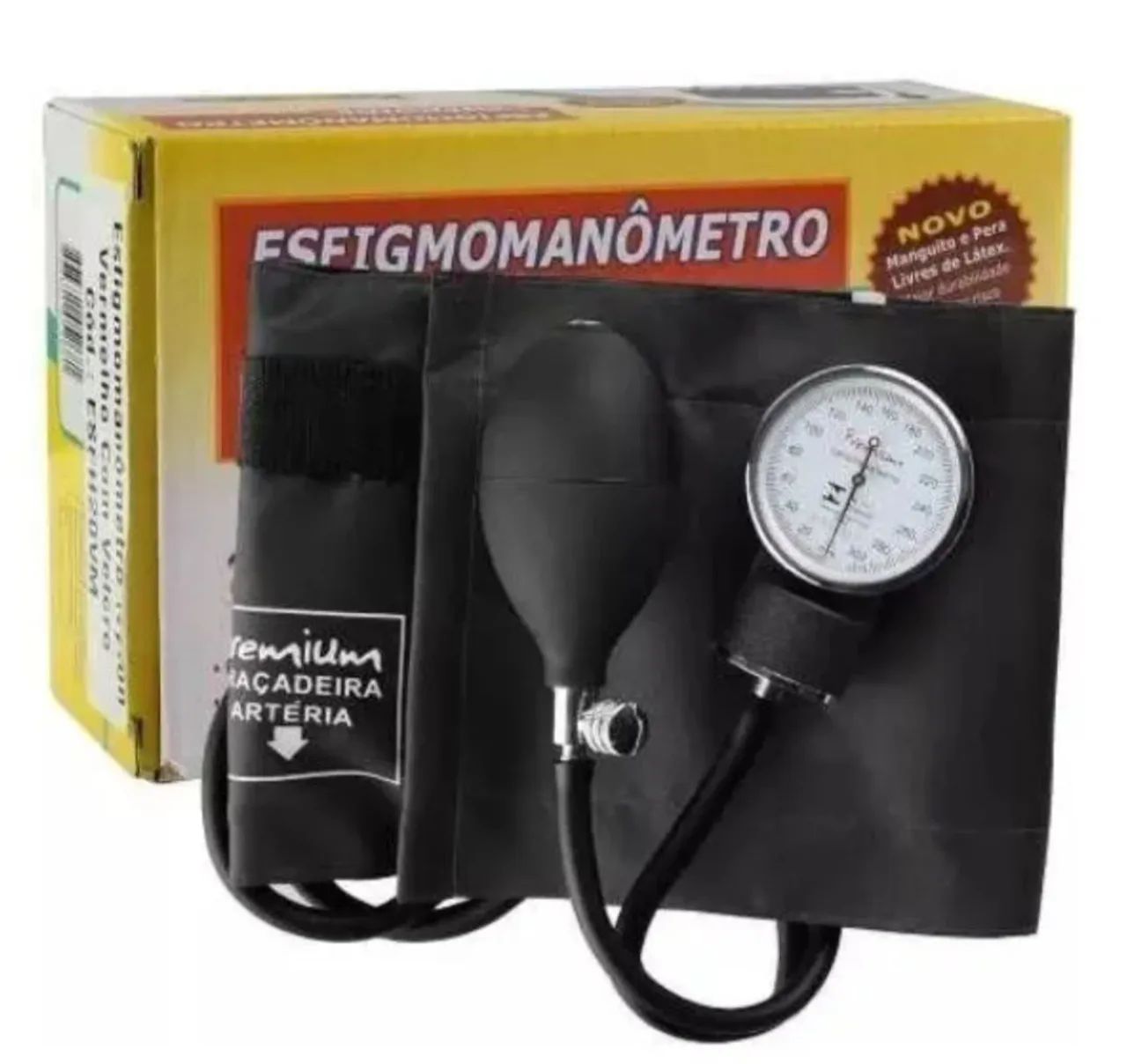 Esfigmomanômetro Aneróide preto 
