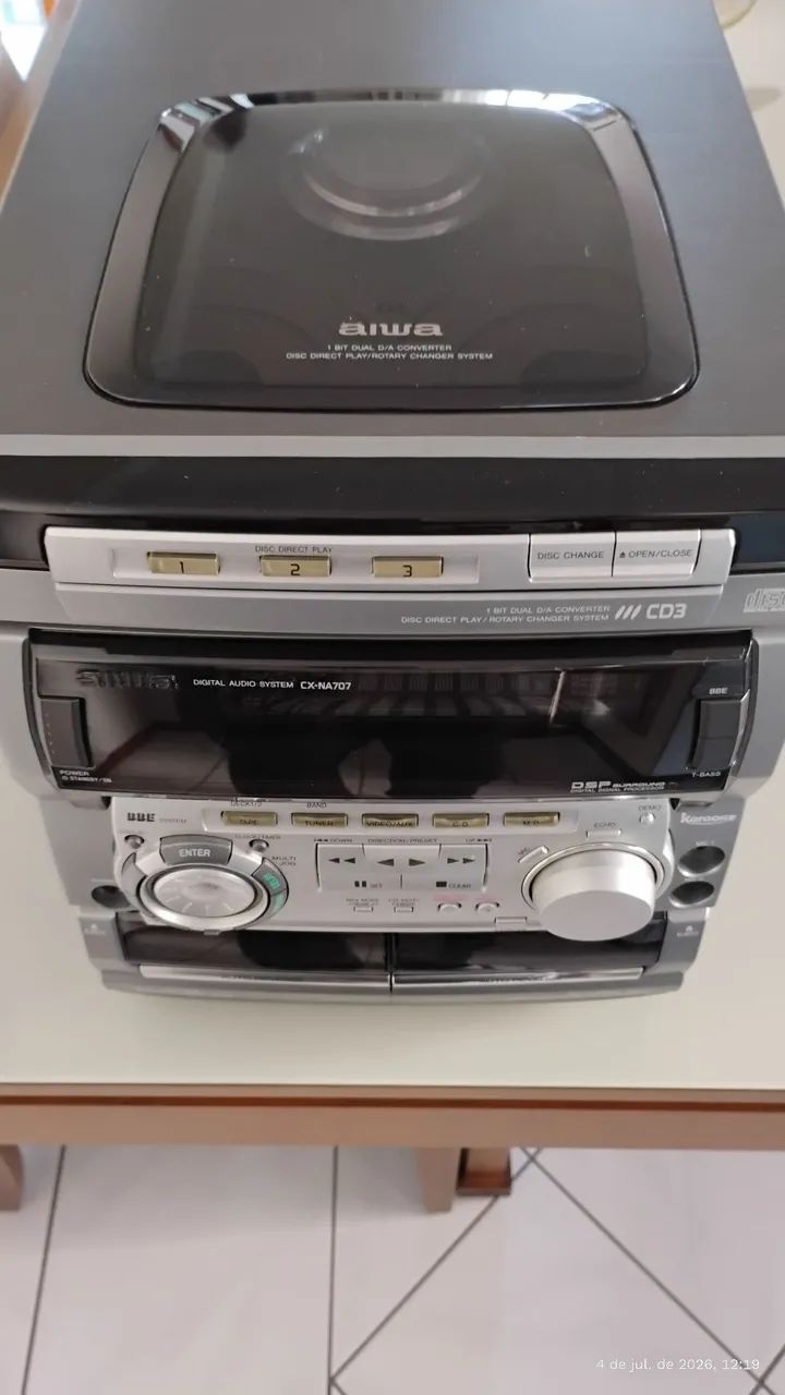 Aparelho de som Aiwa  - Foto 3