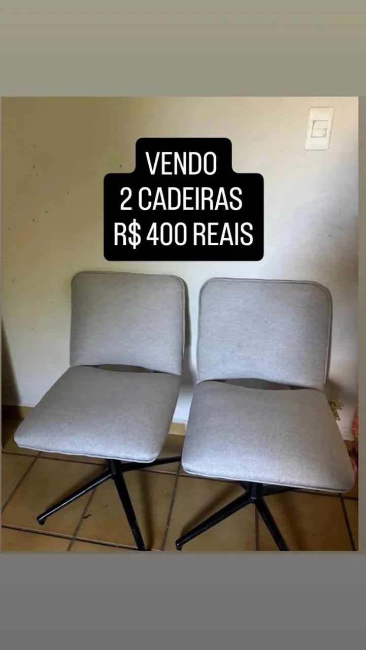 VENDO 2 CADEIRAS 