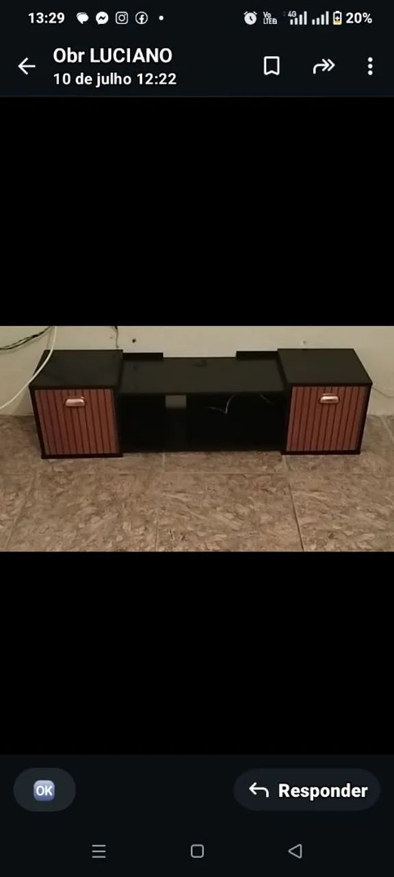 Raker pequeno para sala