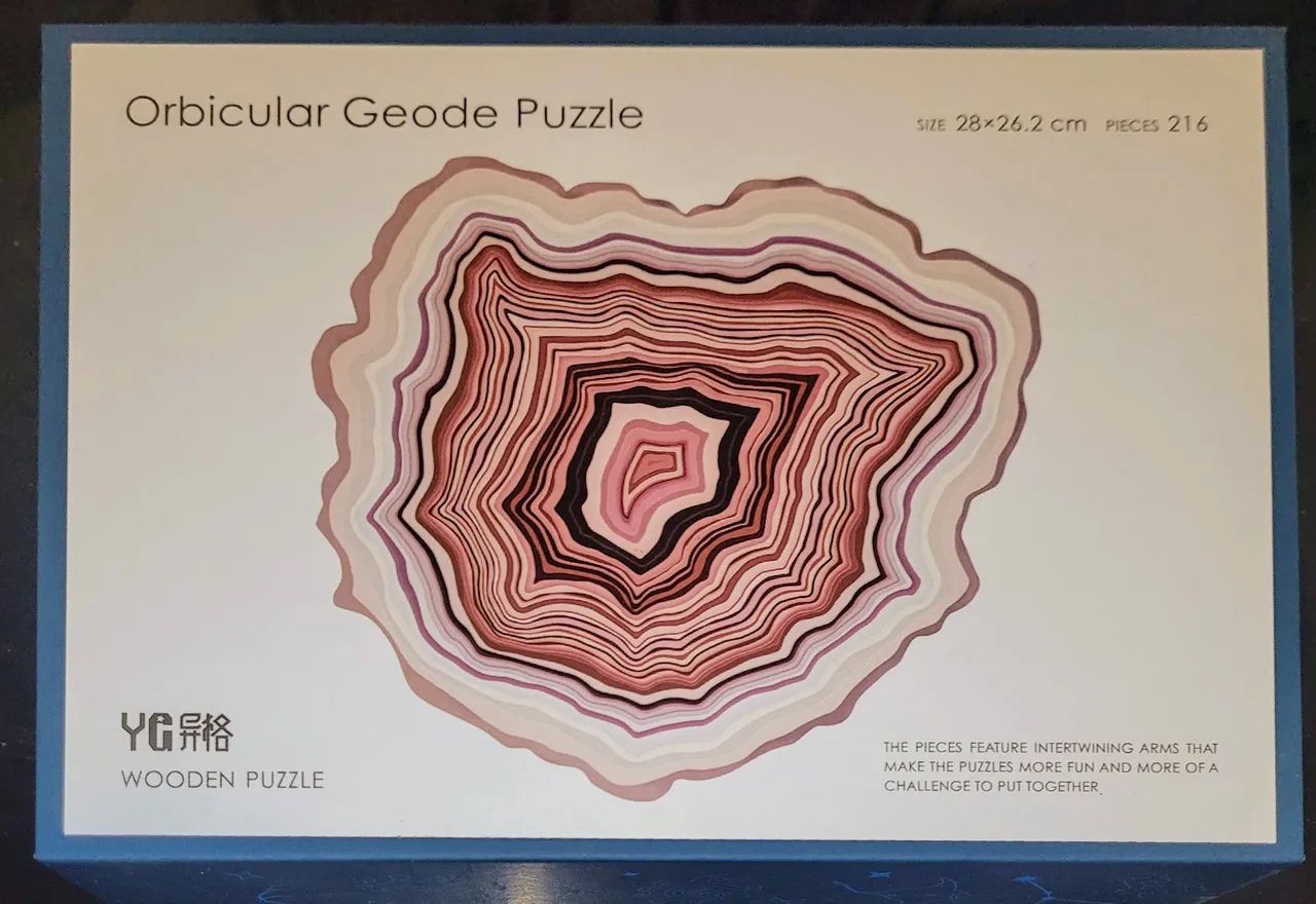 Geodo Puzzle: 216 Irregular Wooden Pieces