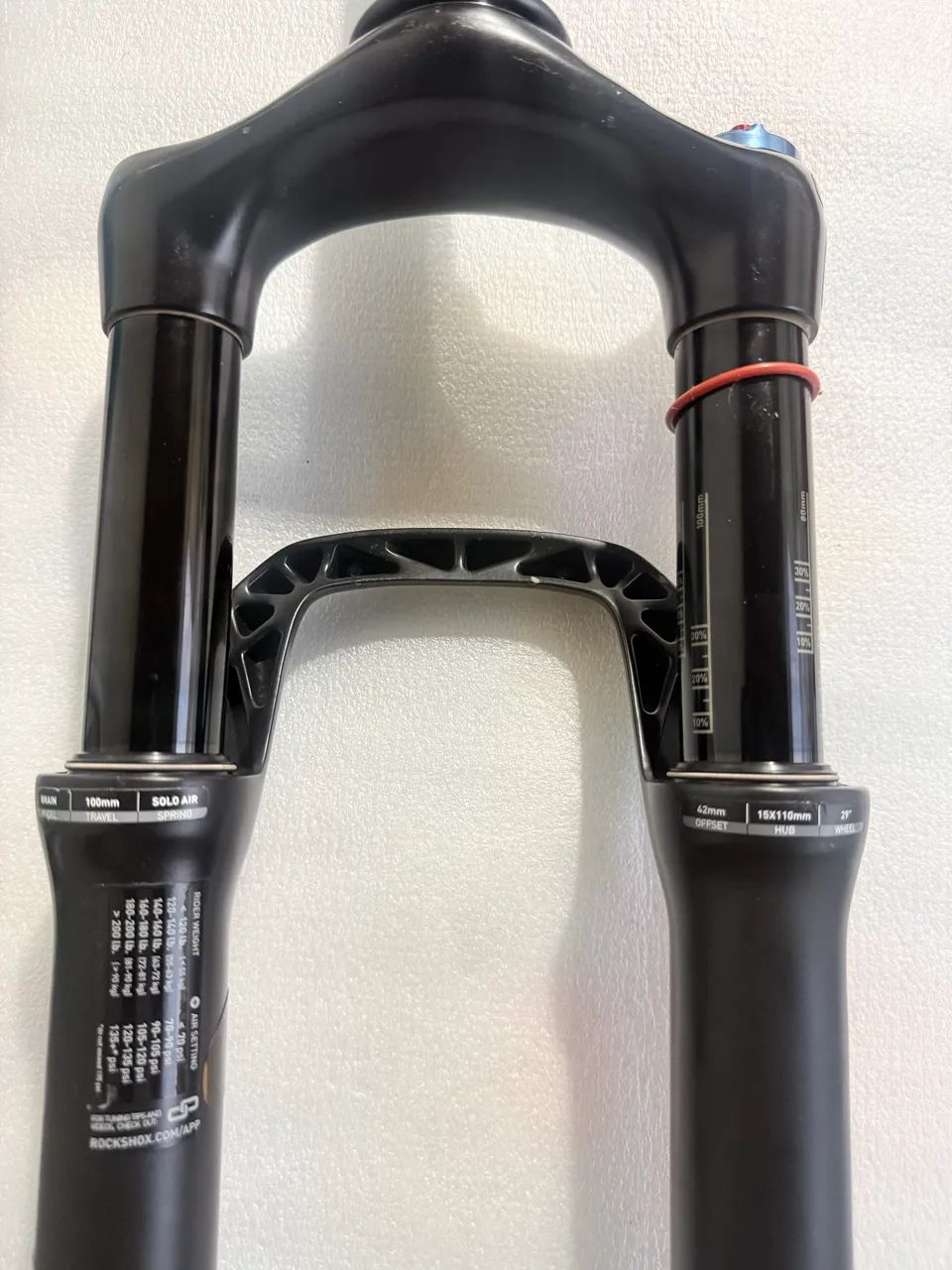 Suspensão rockshox Sid brain 100mm boost  - Foto 5