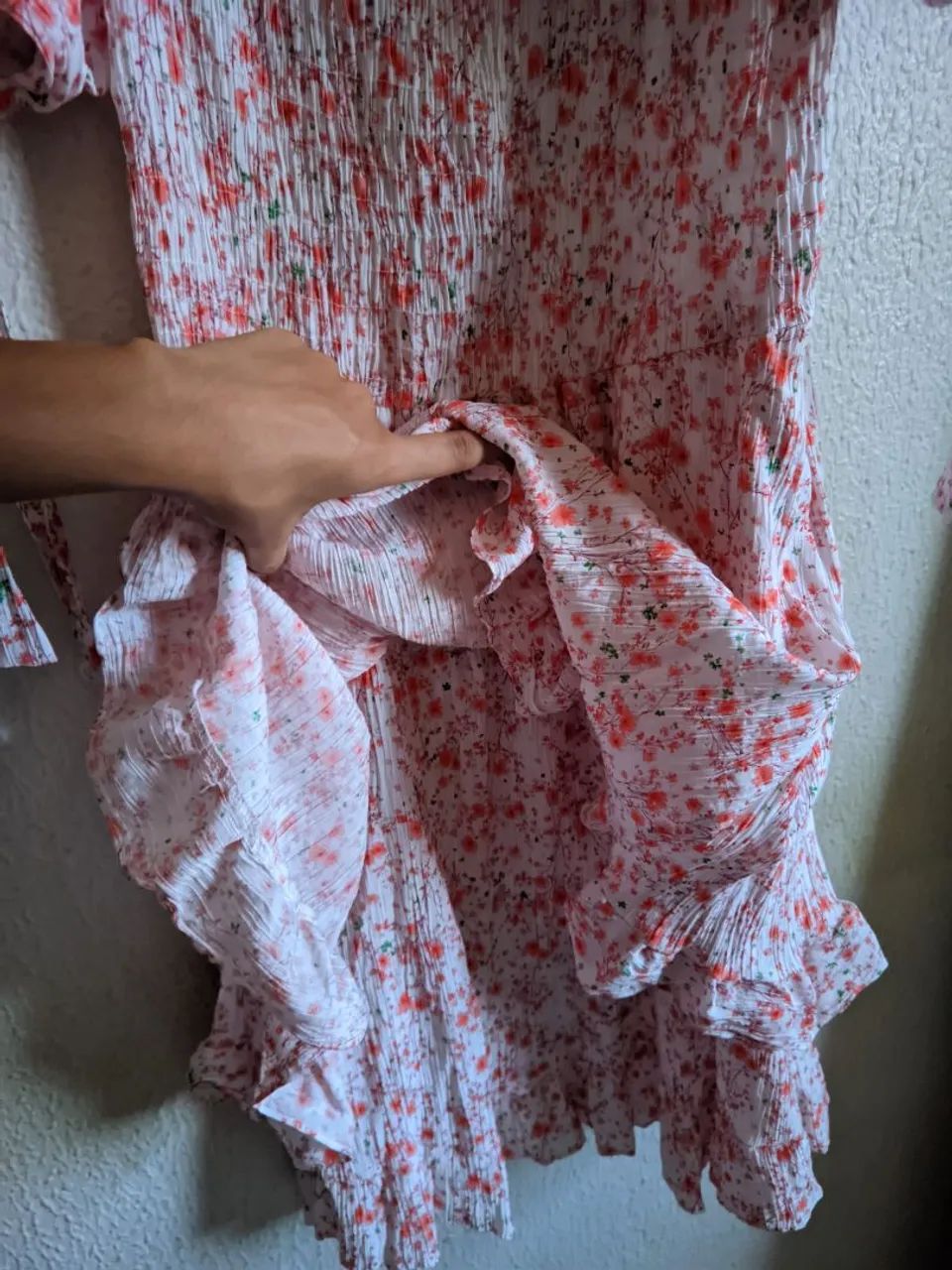 Vestido rom ântico floral M - Foto 2