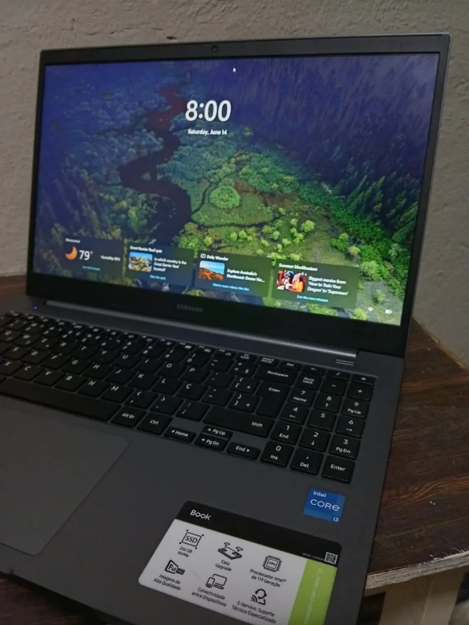 Lenovo Thinkpad Core 5 8 geração DDR4 8gb SSD nvme 256gb