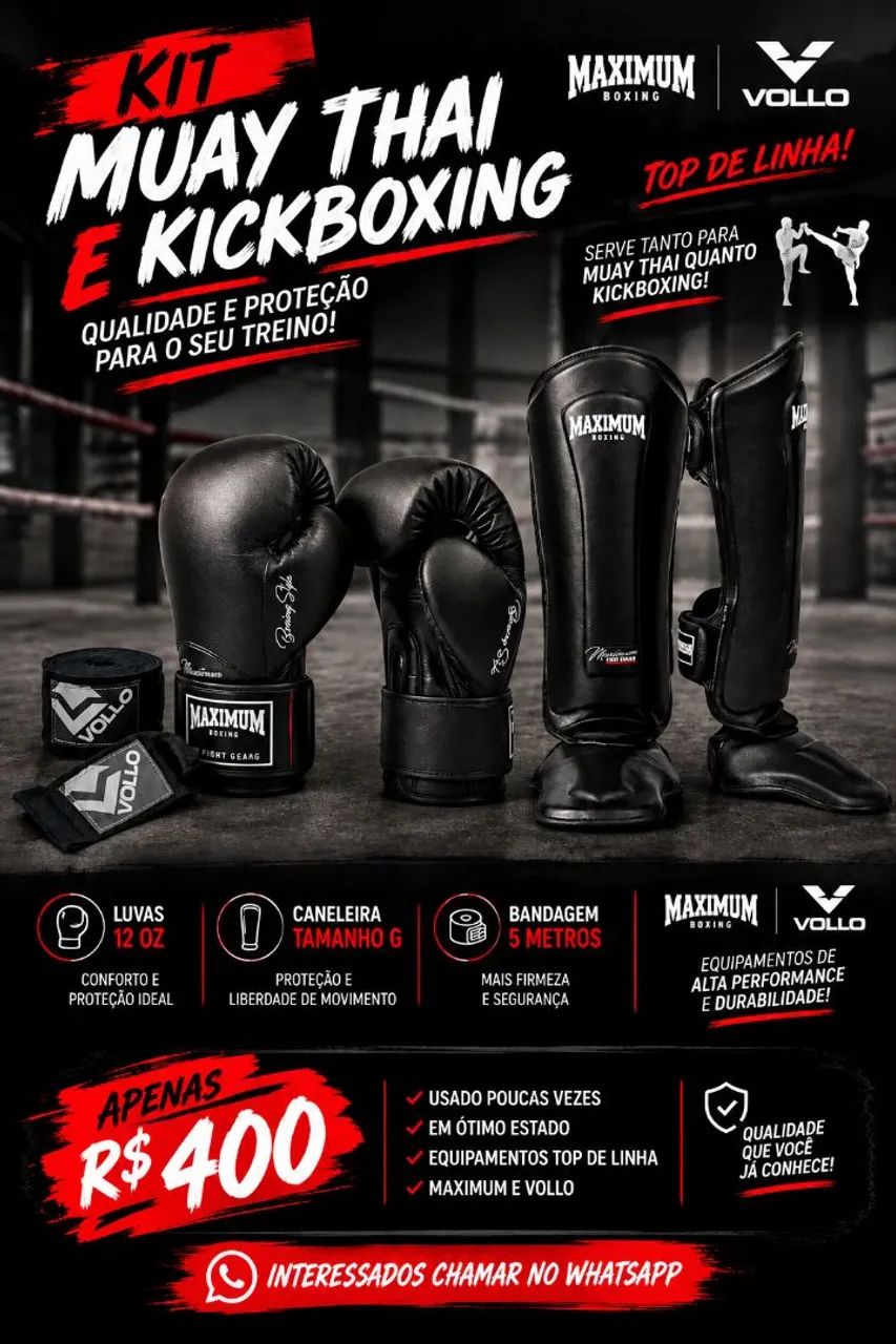 Kit muay thai/ Kickboking  - Foto 3