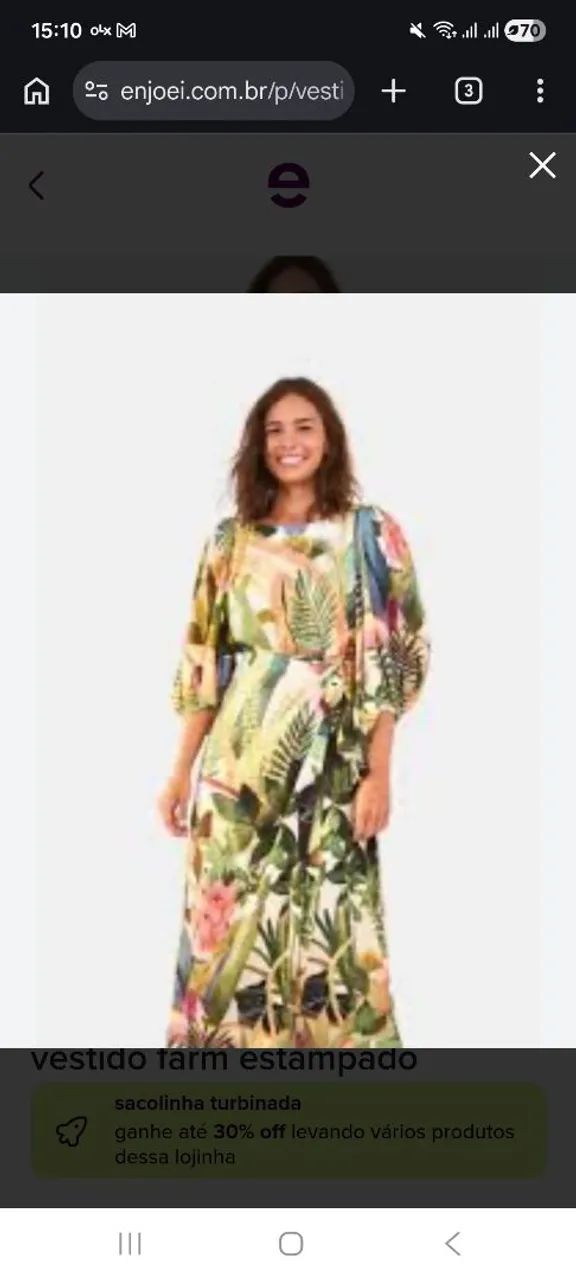 Vestido Farm Floresta - Foto 3