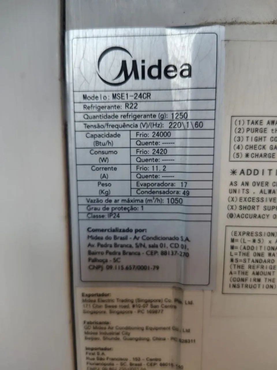 Split 24.000 BTUs Midea - Foto 4