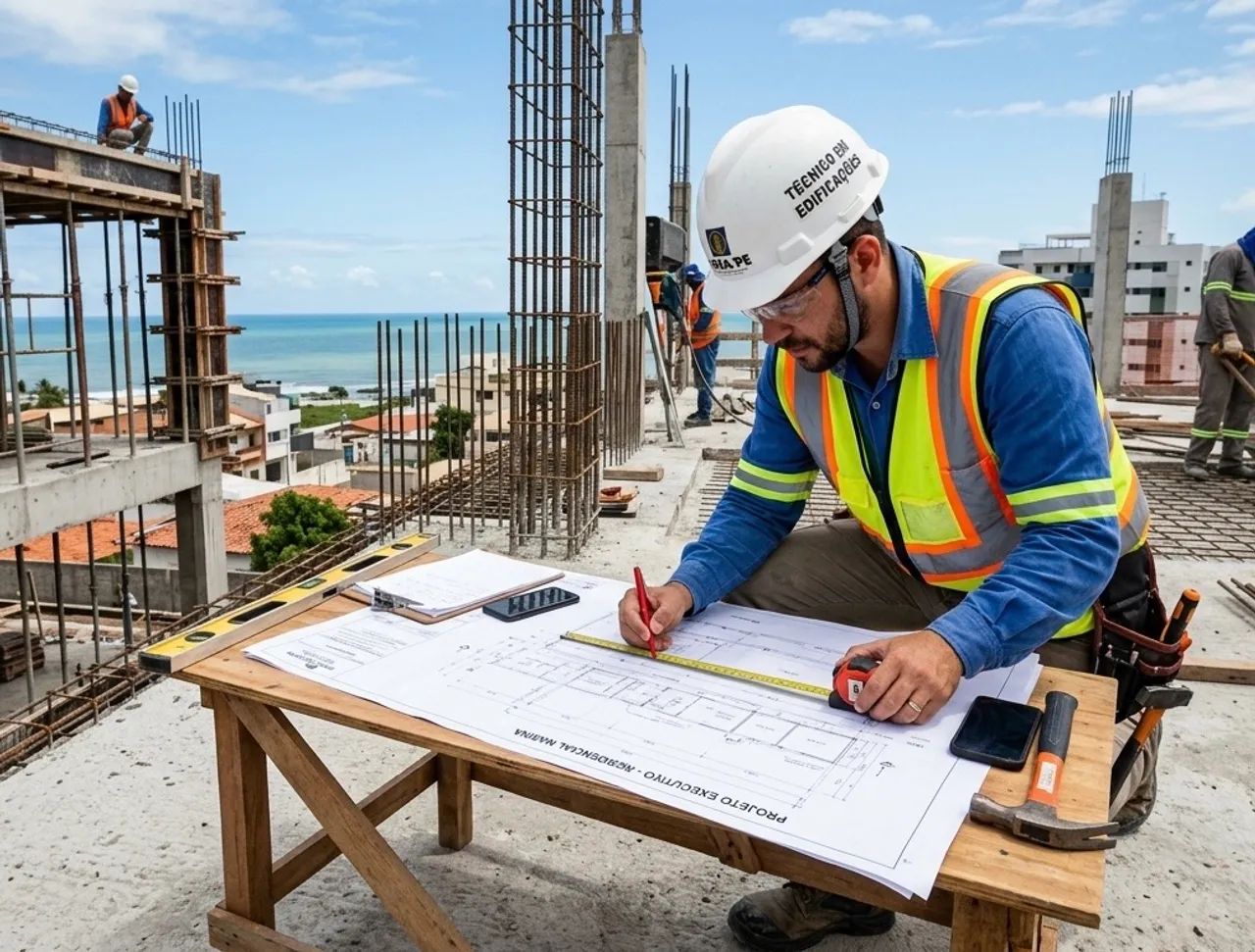 Projeto pronto técnico em edificações