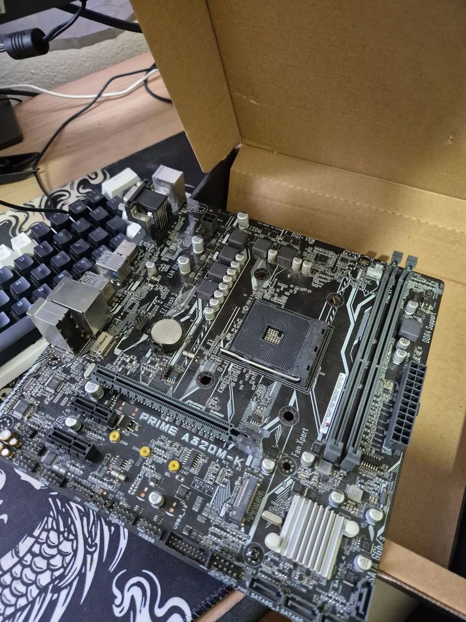 Placa mãe A320 (com defeito) - Foto 2