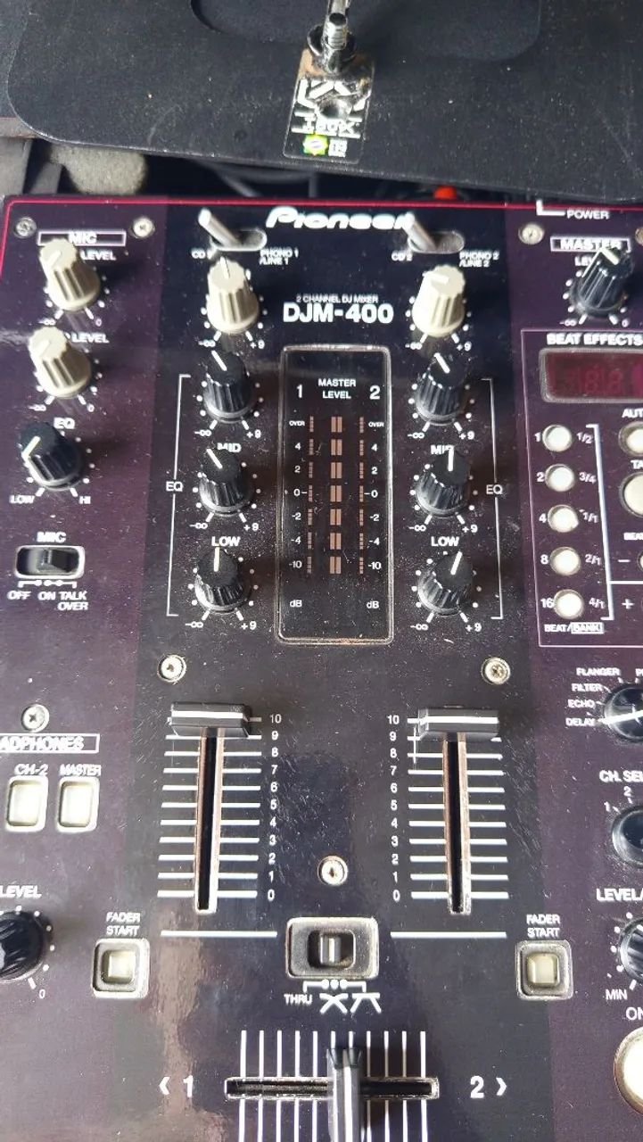 Cdj 450 e. Mixer 400 na case - Foto 4
