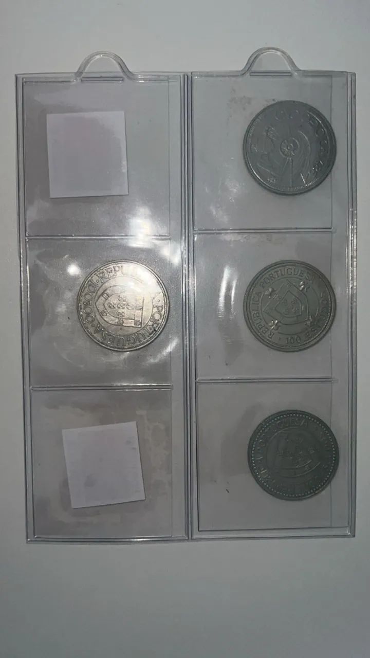 Lote de Moedas Antigas de Portugal - Escudos Pré-Euro (4 Unidades) - Foto 2