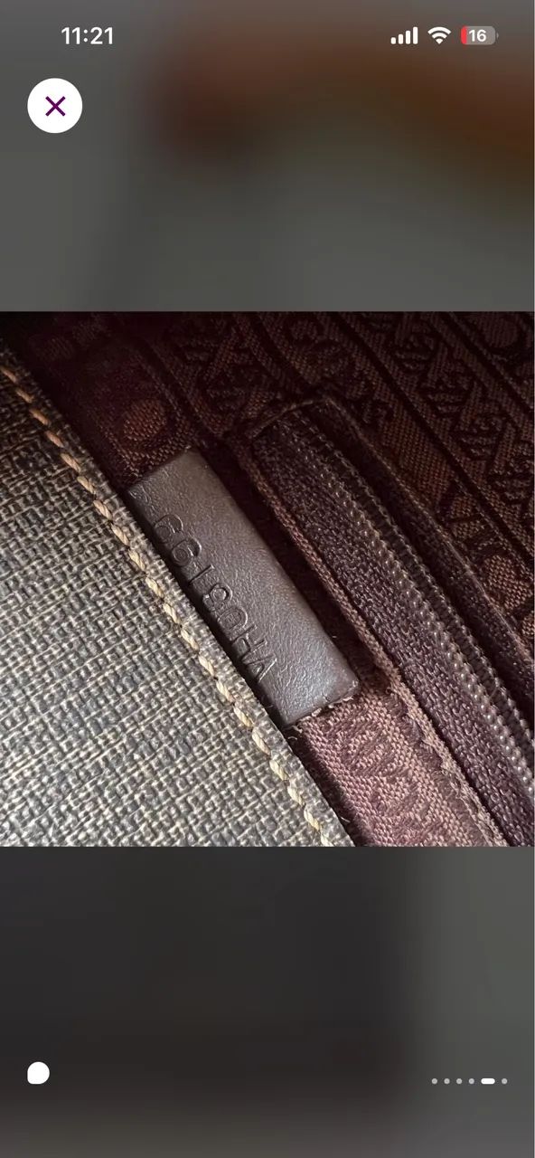 BOLSA ORIGINAL VICTOR HUGO MODELO CARTEIRO  - Foto 3