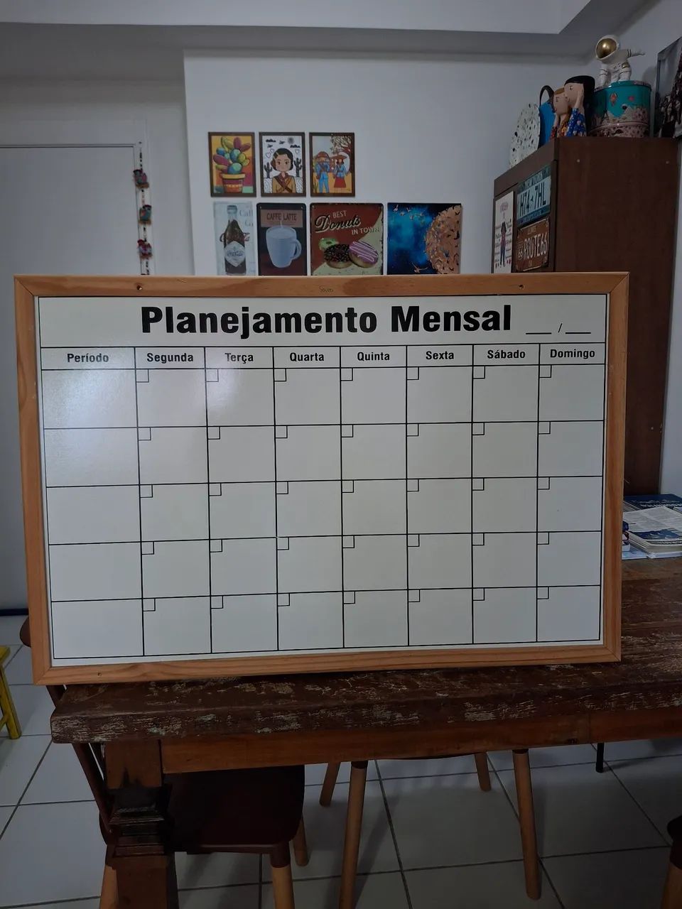 Quadro branco - planejamento
