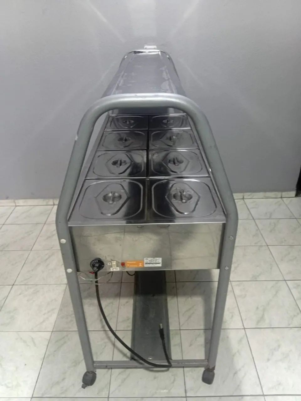 Carrinho Buffet Self Service Térmico 8 Cubas Quentes - Foto 3
