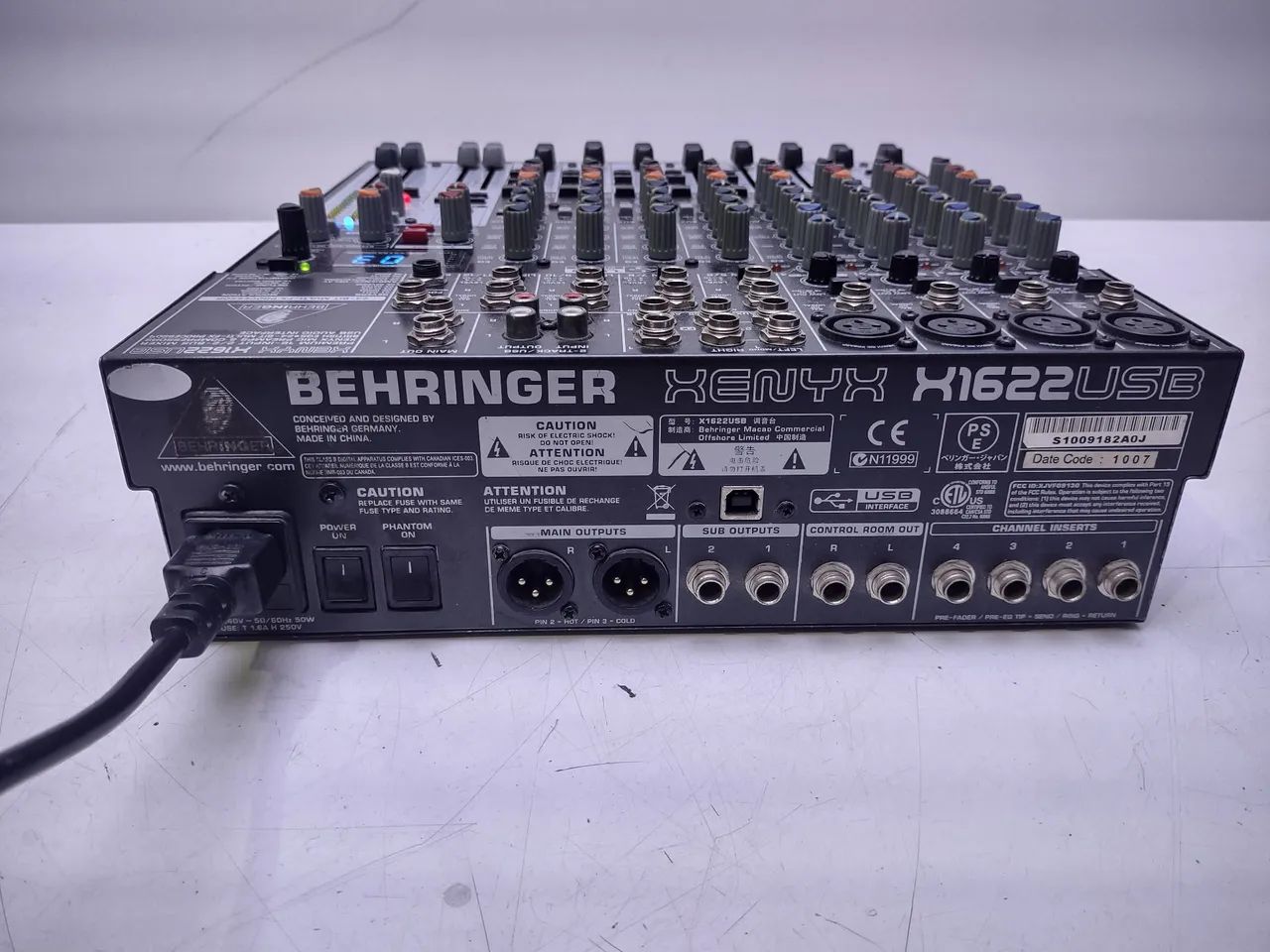 Mix Beringer x1622 USB com efeito  - Foto 5