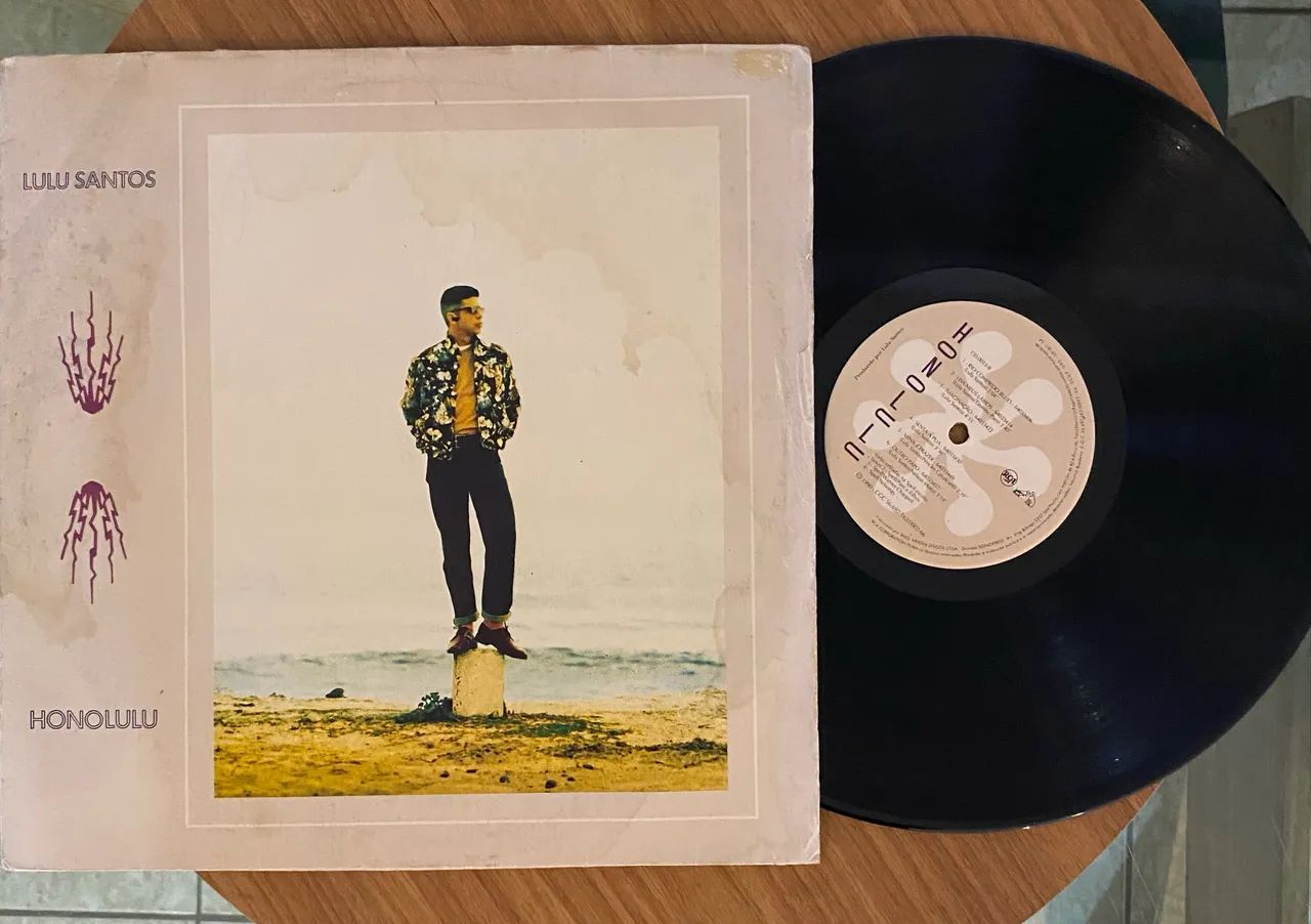 LP DISCO VINIL LULU SANTOS - HonoLulu 1990