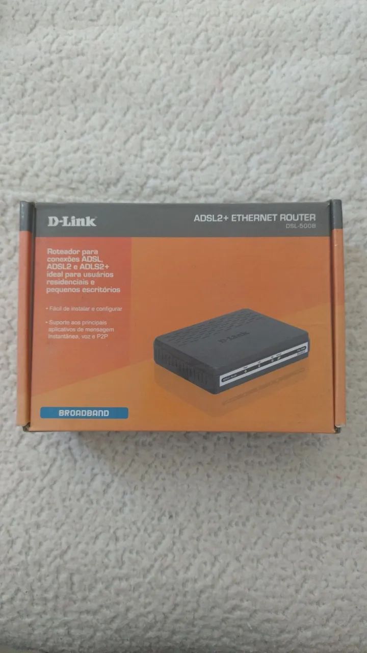 Modem Roteador ADSL2+ ETHERNET ROUTER